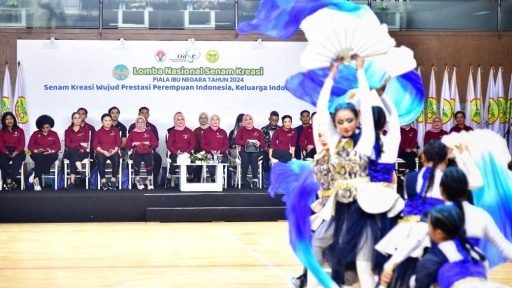 Sumut Pemenang Juara 3 Senam Kreasi Piala Ibu Negara 2024